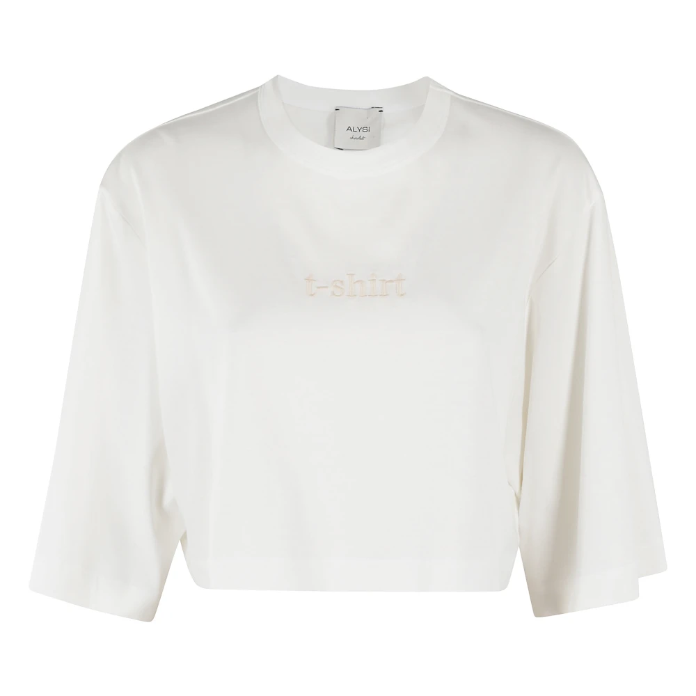 Alysi Cropped T-shirt White, Dam