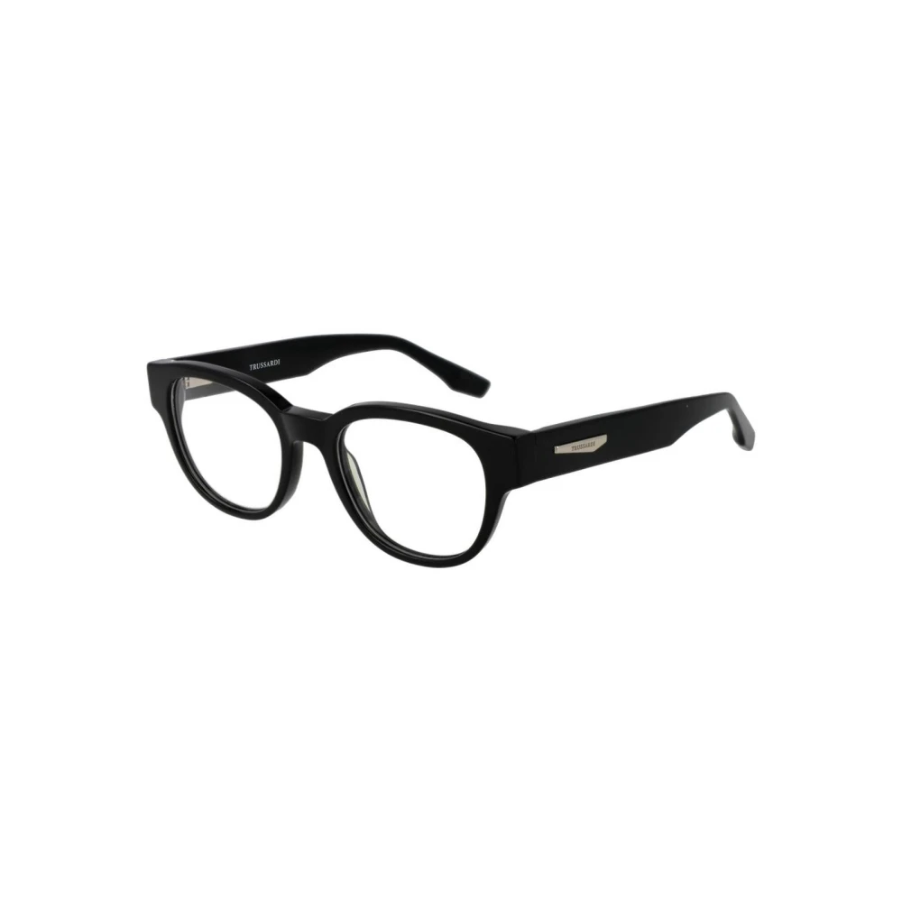 Trussardi Men's Black Elegant Square Glasses Frame