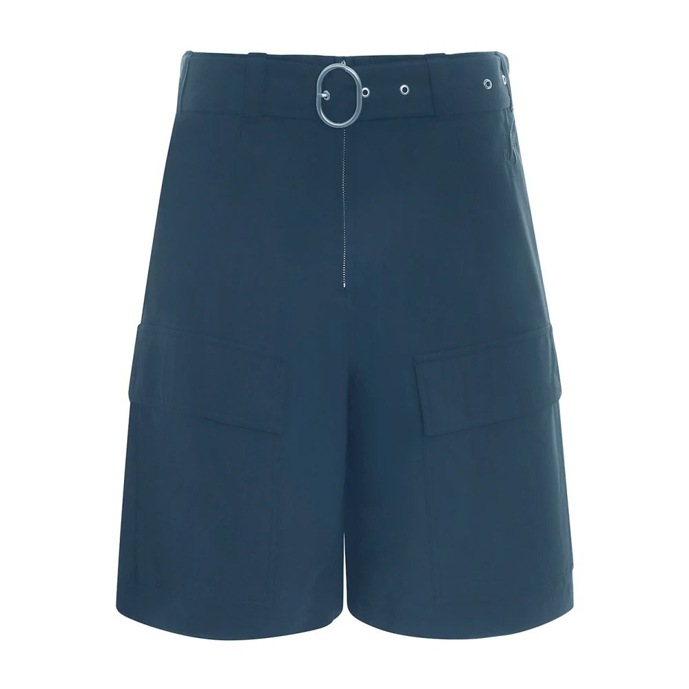 Jil Sander Cargo Riem Shorts Blue Heren