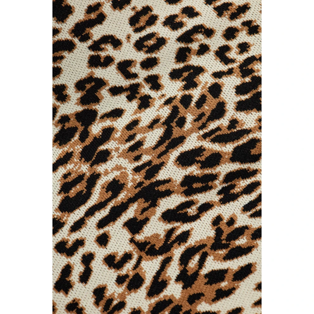 Gestuz Rok met dierenprint Beige Dames