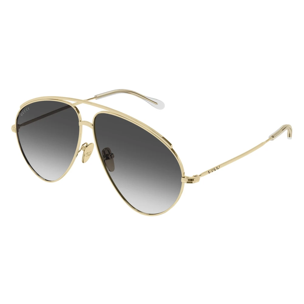 Gucci Unisex Yellow Aviator Sunglasses - Sunglasses - 60 Mm - Accessories