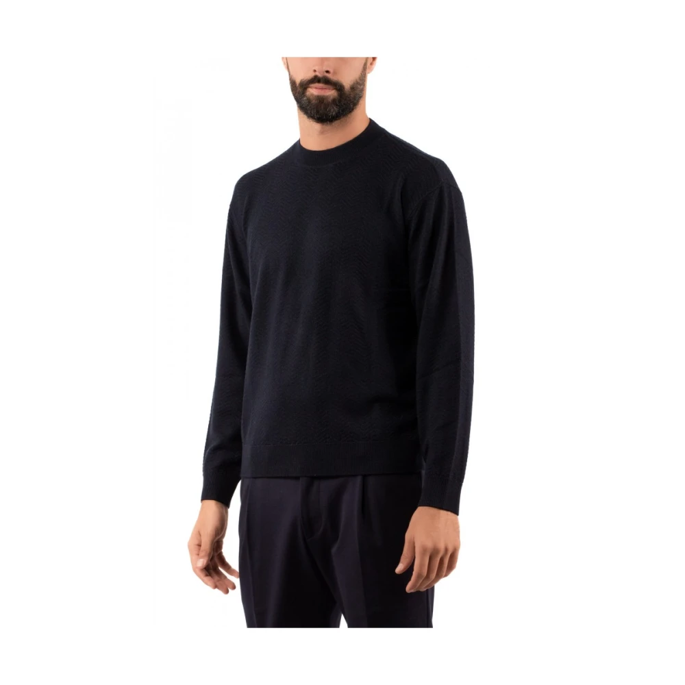 Emporio Armani Herenmode Shirt Blue Heren