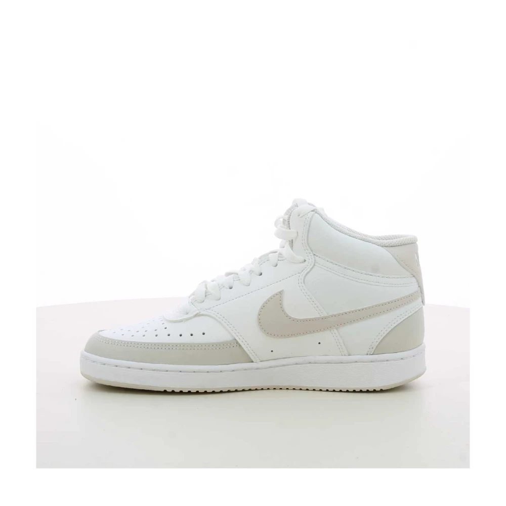 Nike Beige Court Vision Mid Damesschoenen White Dames