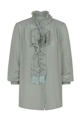 ruffled-bow-silk-shirt