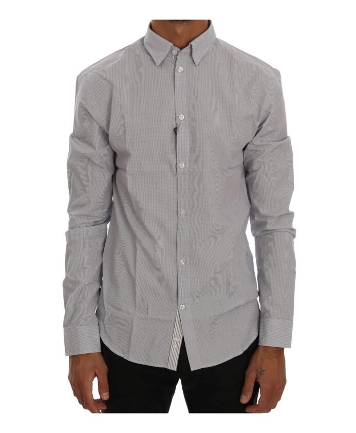 chemise-casual-en-coton-a-carreaux-bleus