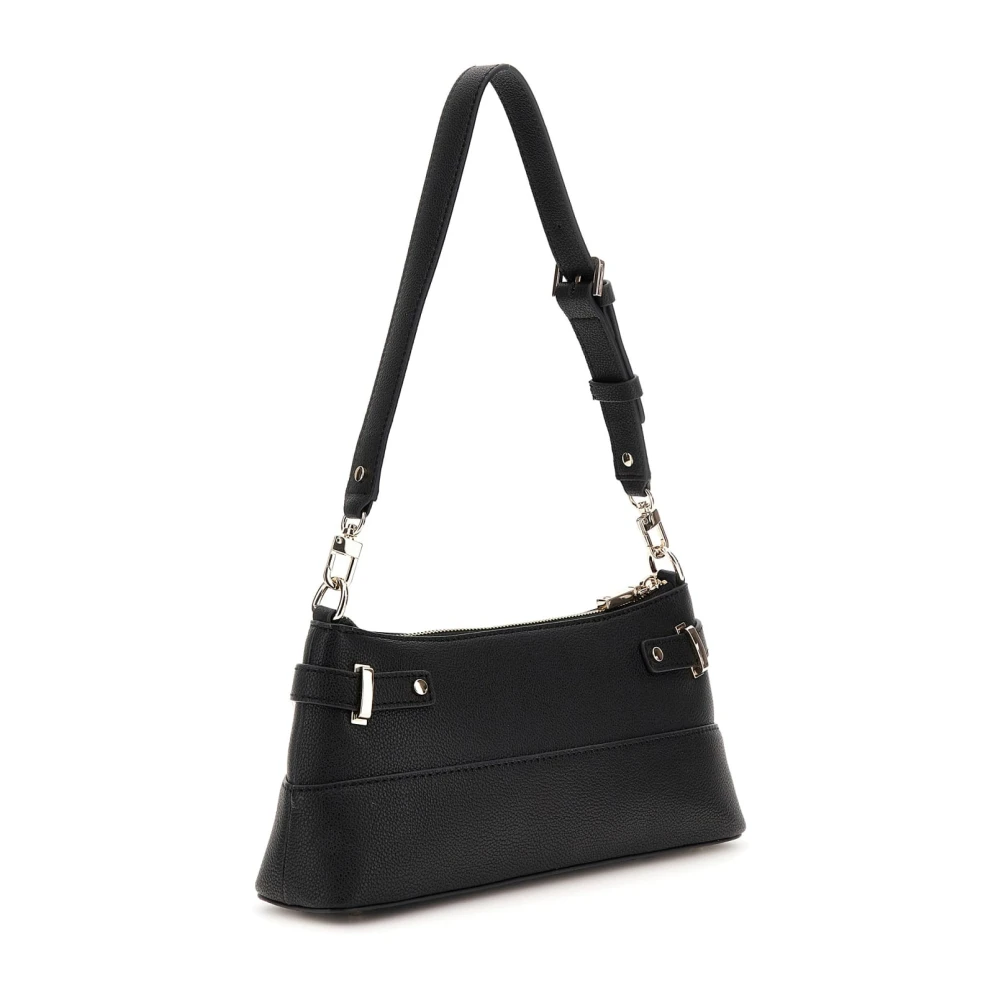Guess Zwarte Bucket Tas Silvye Black Dames
