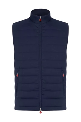 Ärmlös Blus i Virgin Wool
