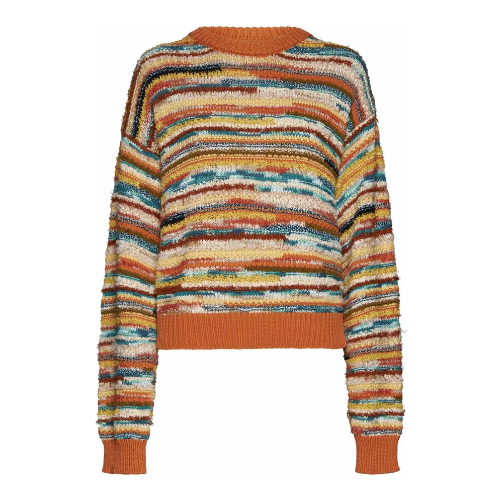 Alanui Chevron MultiColour Sweater Multicolor Dames