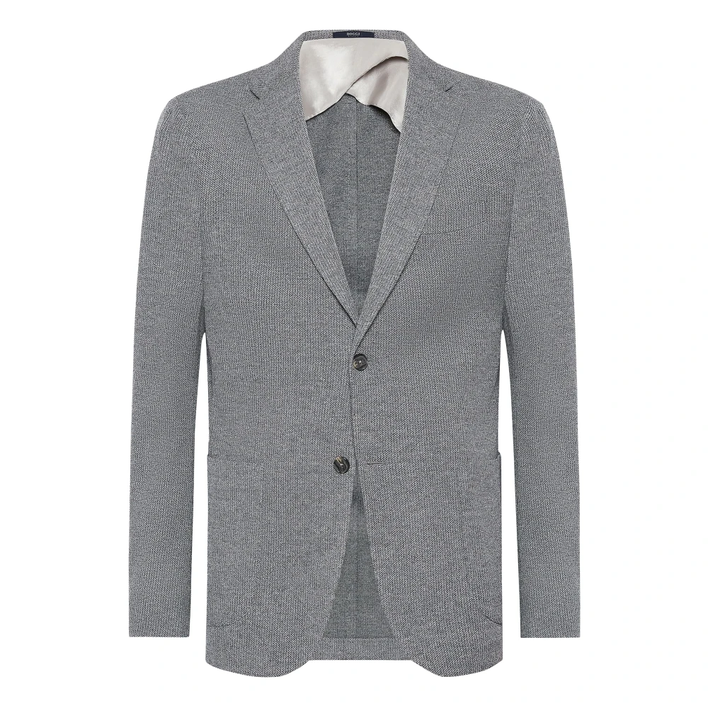 Boggi Milano B Jersey Jas Gray Heren
