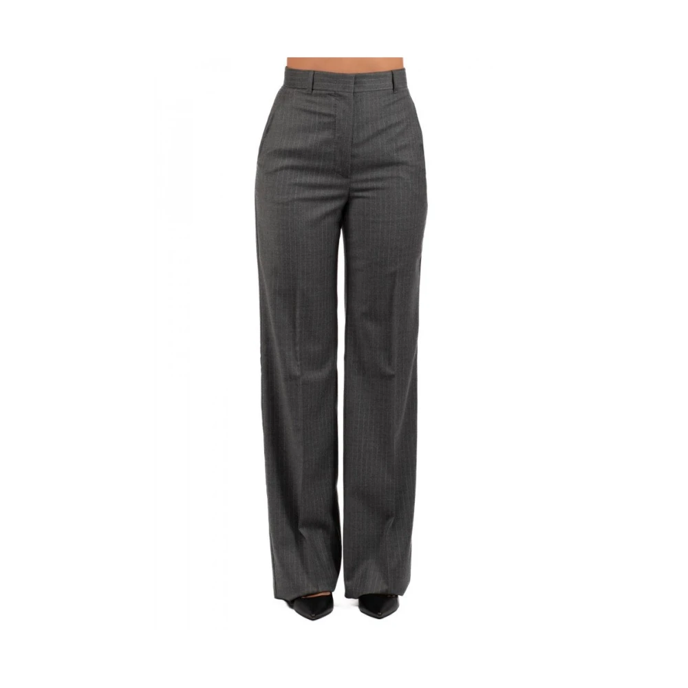 Max Mara Damesbroek Stijlvol Ontwerp Gray Dames