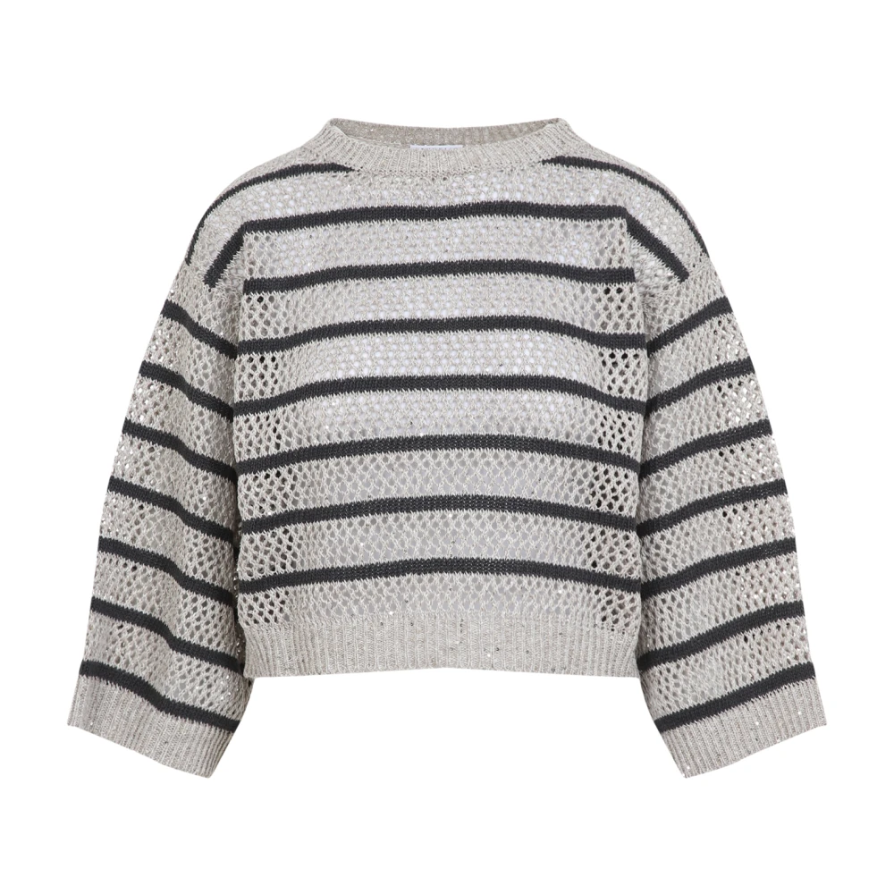 Knitwear > Round-neck Knitwear - - Brunello Cucinelli - Modalova