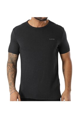 t-shirt-en-coton-noir-col-rond
