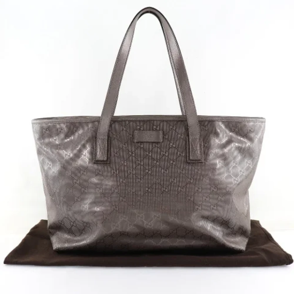Gucci Vintage Pre-owned Fabric handbags Gray Dames