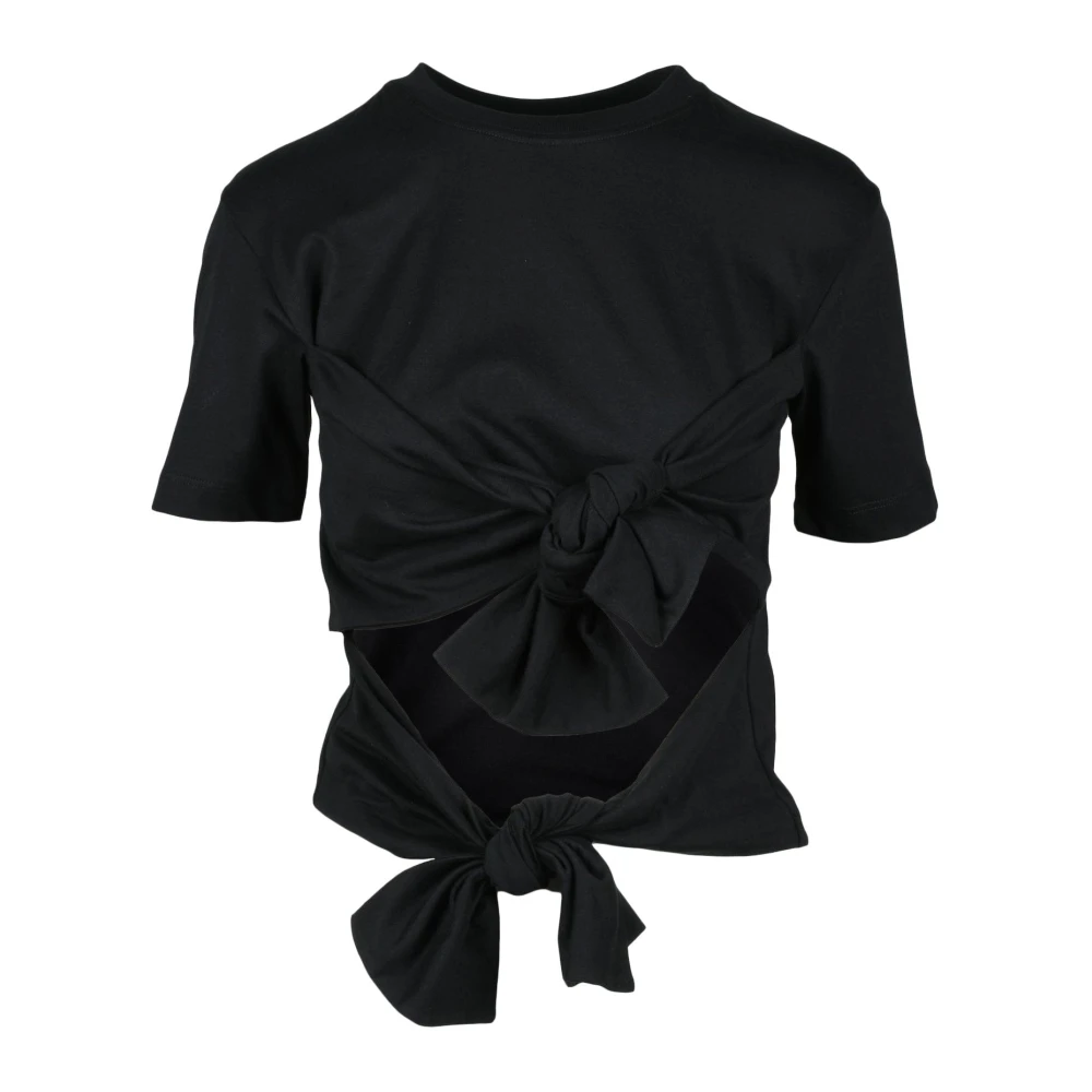 Msgm - Tops > T-Shirts - Black - Msgm - Modalova