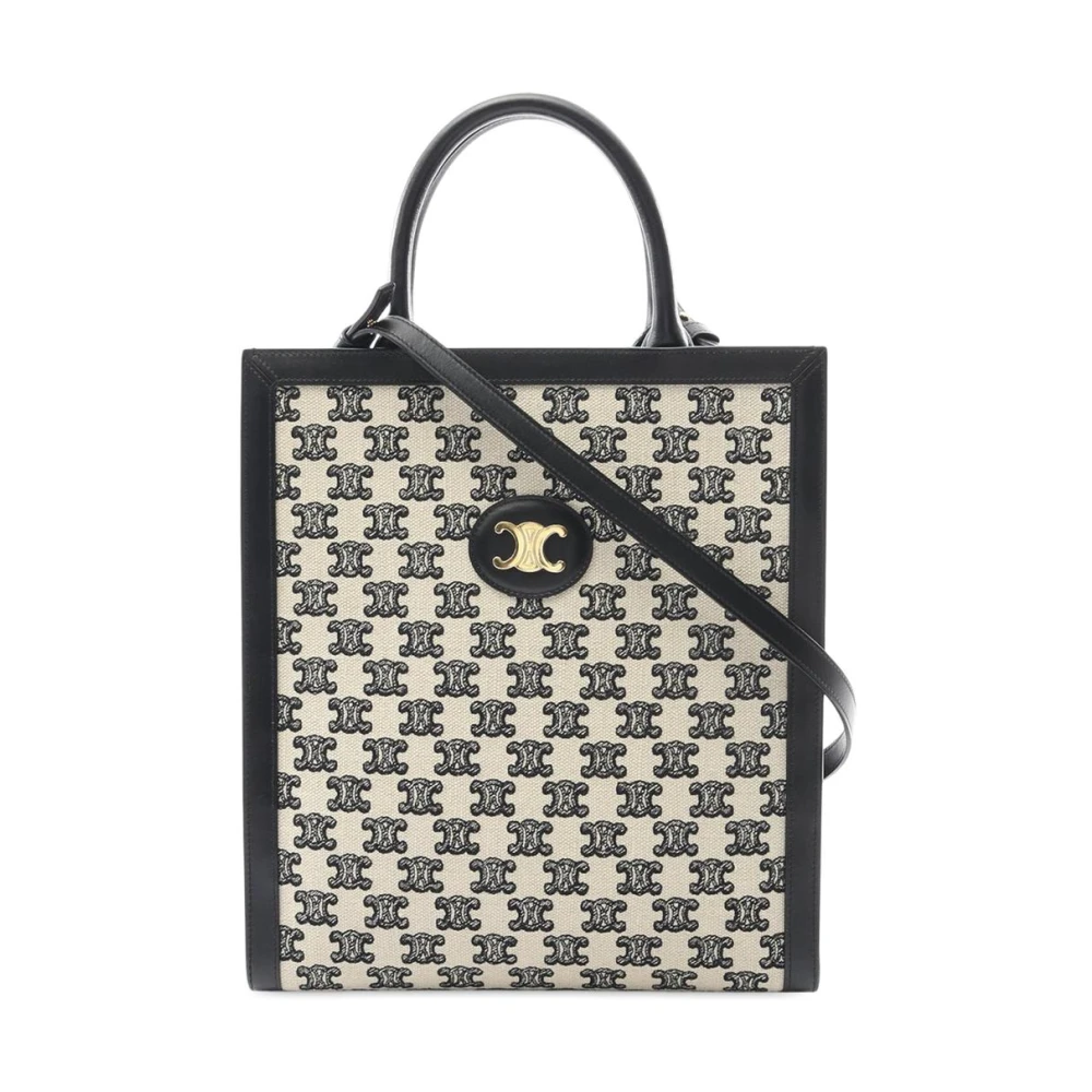 Celine Vintage Donna Bianco Pre-Owned, Taglia Unica, Used,