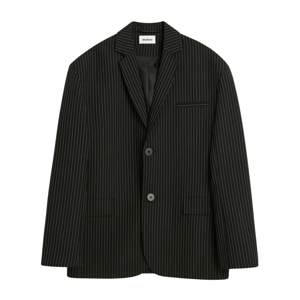 Soulland Jude blazer Black Heren