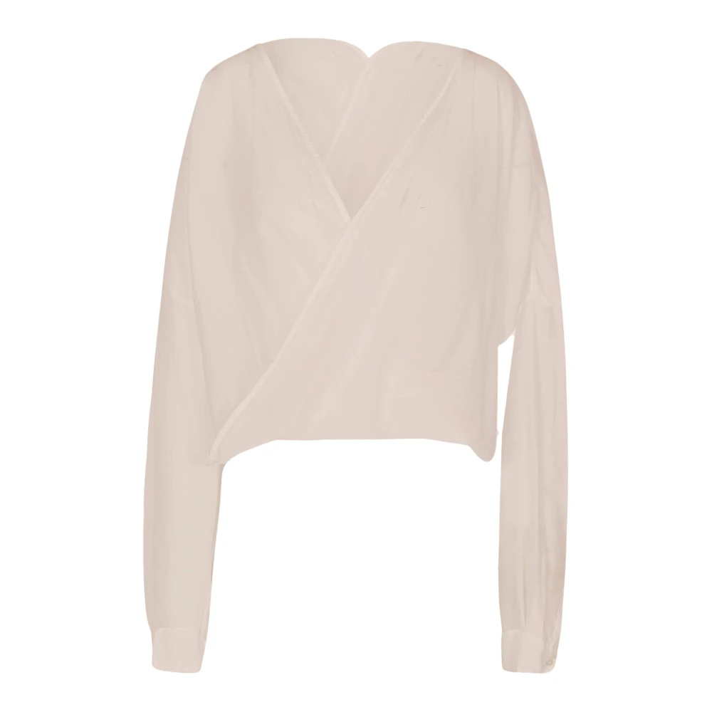 Jucca Stijlvolle Blouse met Uniek Ontwerp Pink Dames