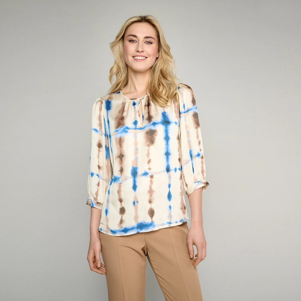 Marie Méro Tie Dye Blouse Tuniek Multicolor Dames