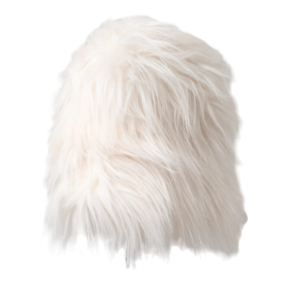 Dolce & Gabbana Witte Acryl Bont Bucket Hoed White Dames