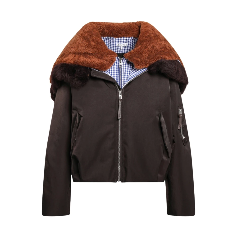 Loewe Donna Marrone Giacche, S, New,
