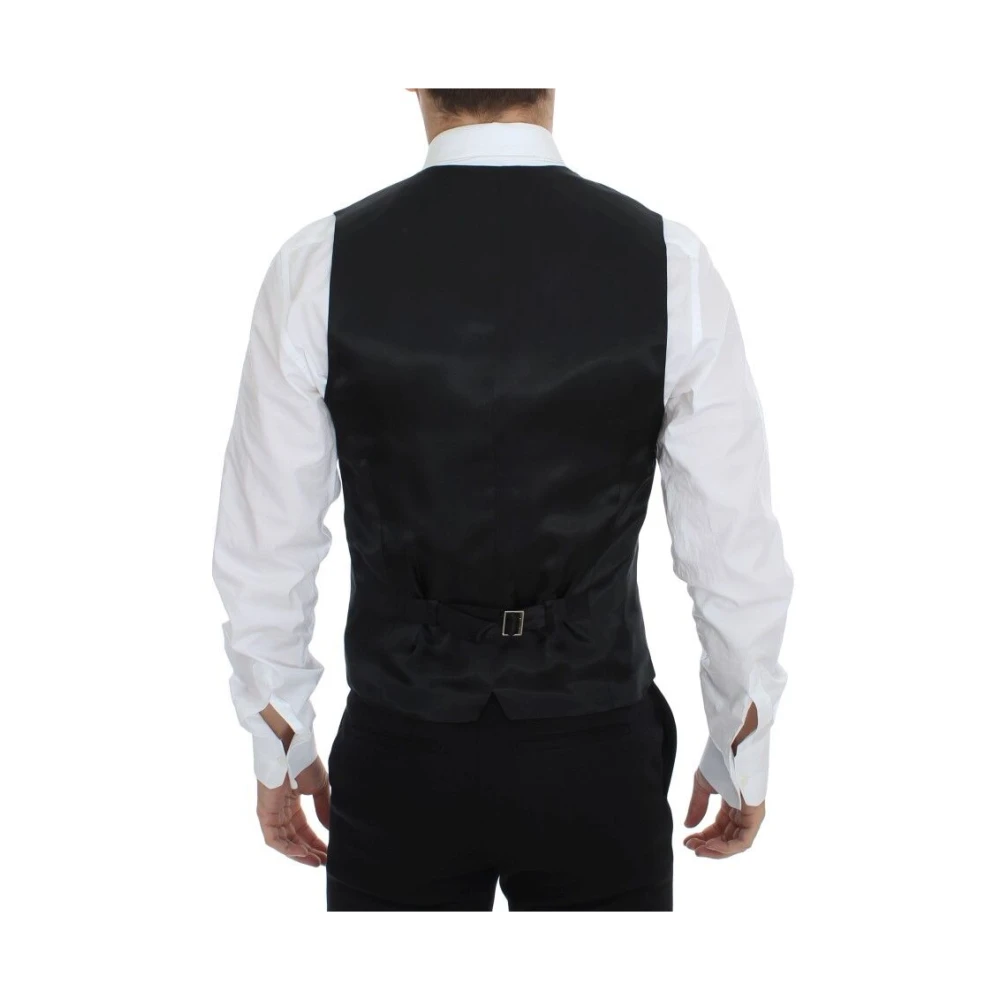 Dolce & Gabbana Suit Vests Black Heren