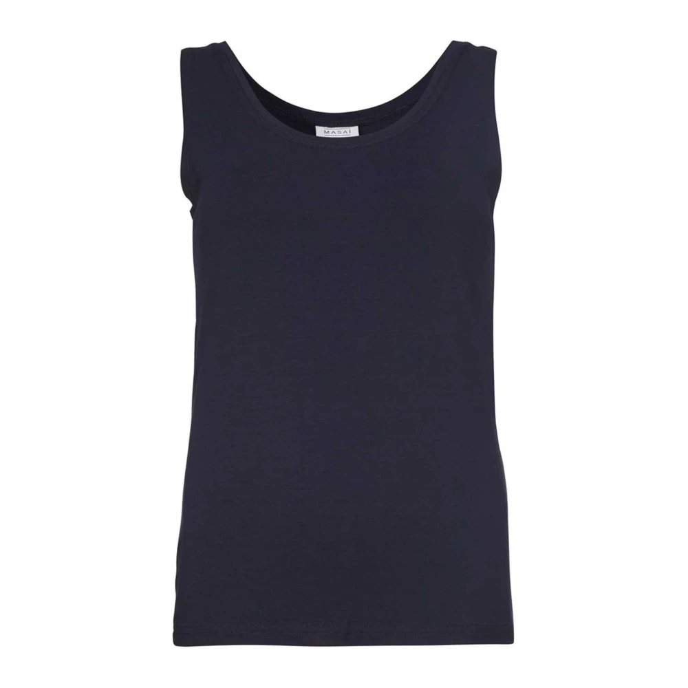 Masai Sleeveless Tops Blue Dames