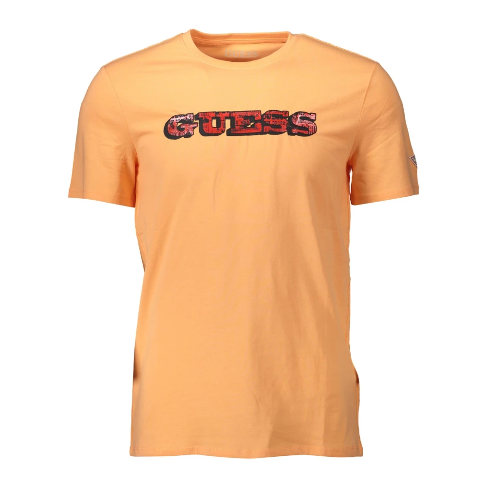 Guess - Tops > T-Shirts - Orange - Guess - Modalova