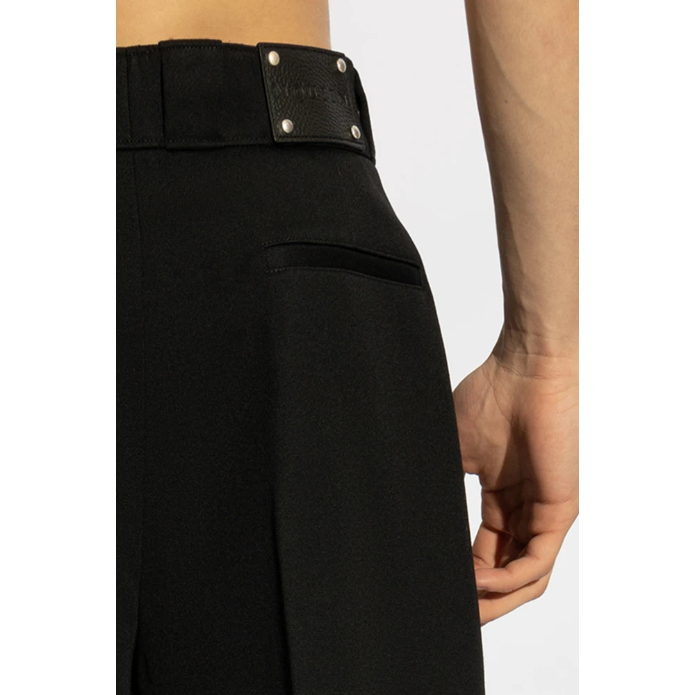 alexander mcqueen Wollen shorts Black Heren
