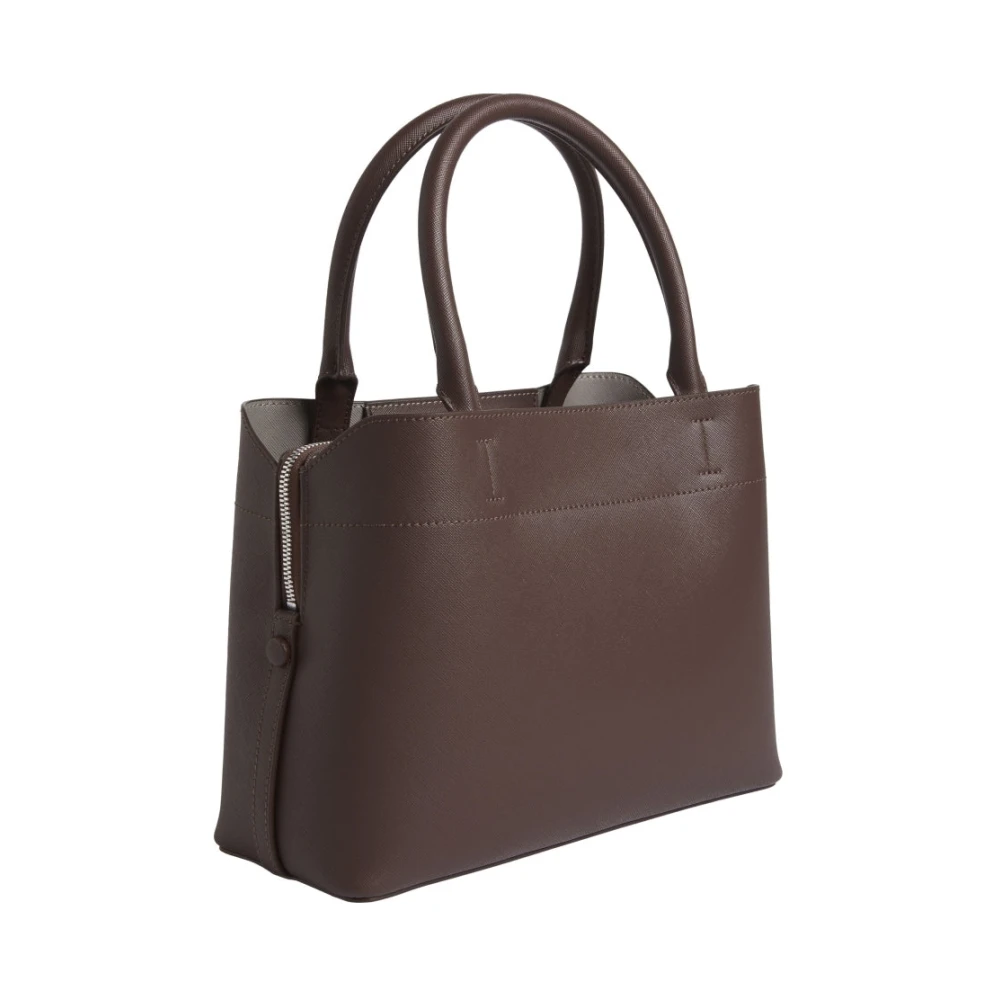 Calvin Klein Bruine Tote Tas voor Vrouwen Brown Dames