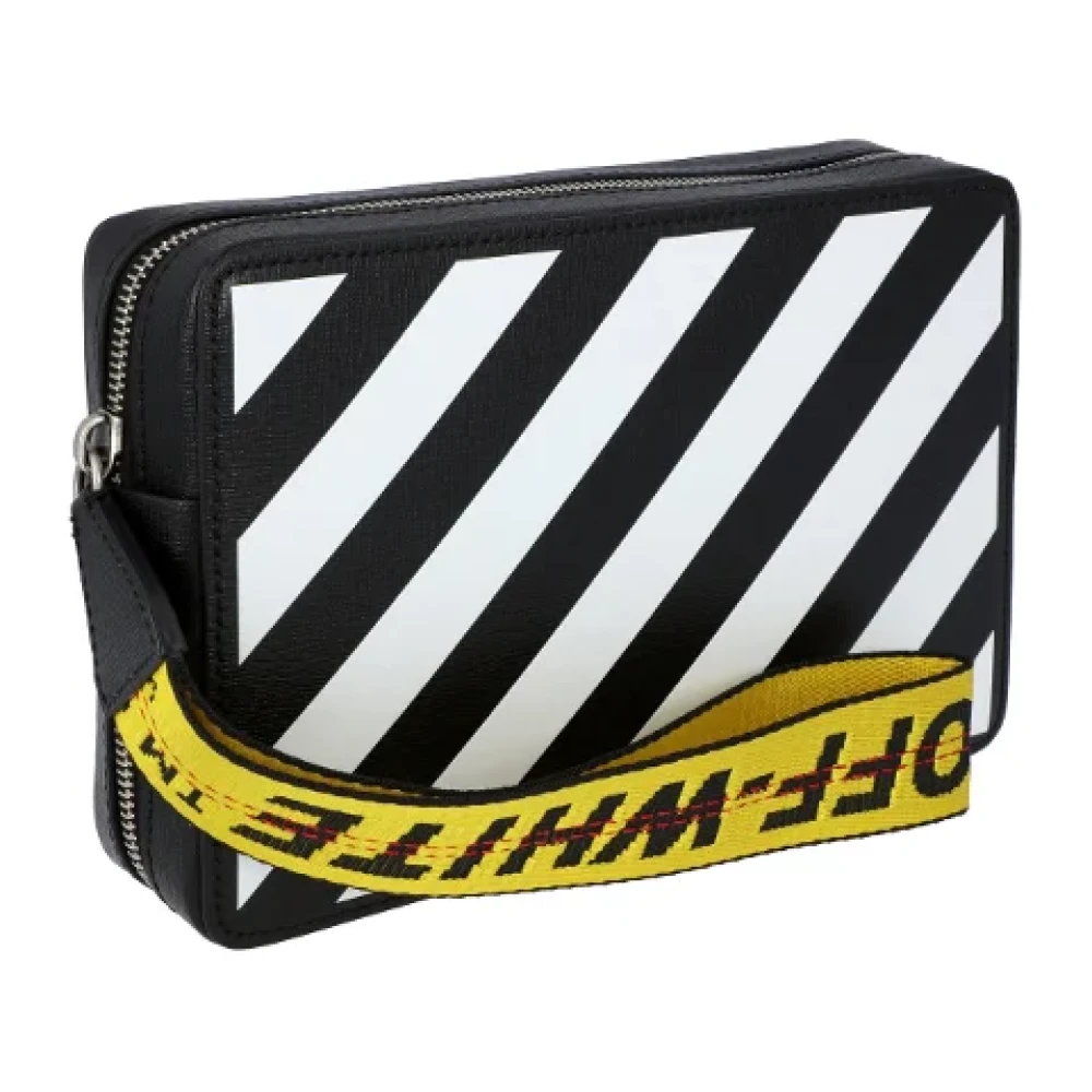 Off White Leather shoulder-bags Black Dames