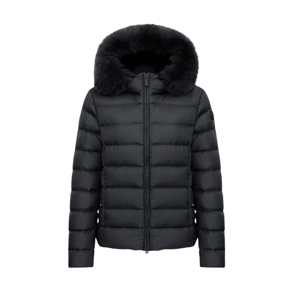 Colmar Damen Schwarz Matte Daunenjacke Mit Kunstpelz, Farbe: Größe: 44 - Bild 3