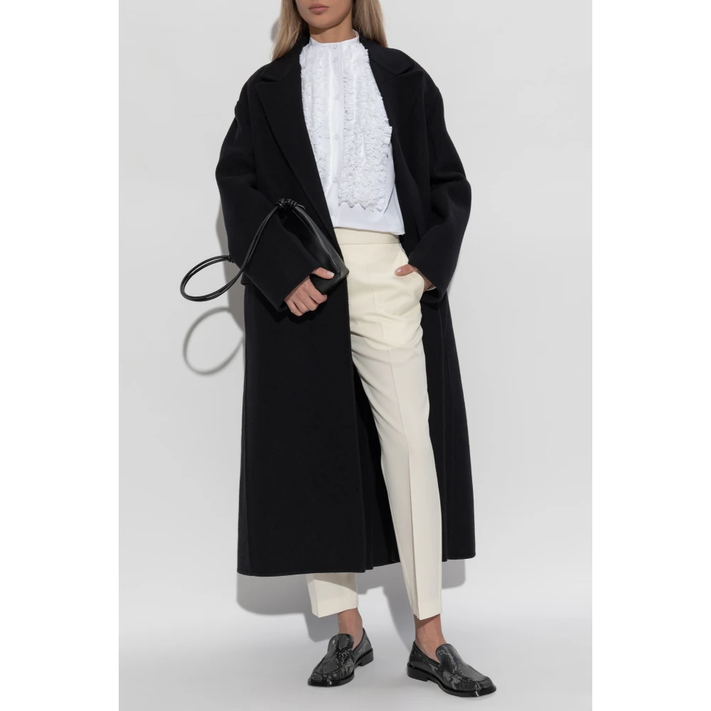 Jil Sander Blouse met jabot White Dames