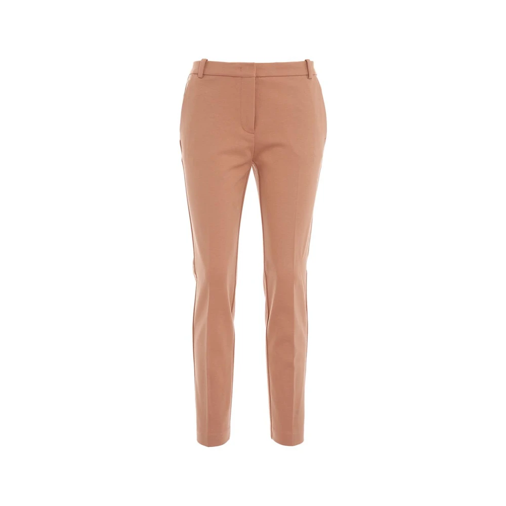 Pinko Slim-fit Trousers Brown Dames
