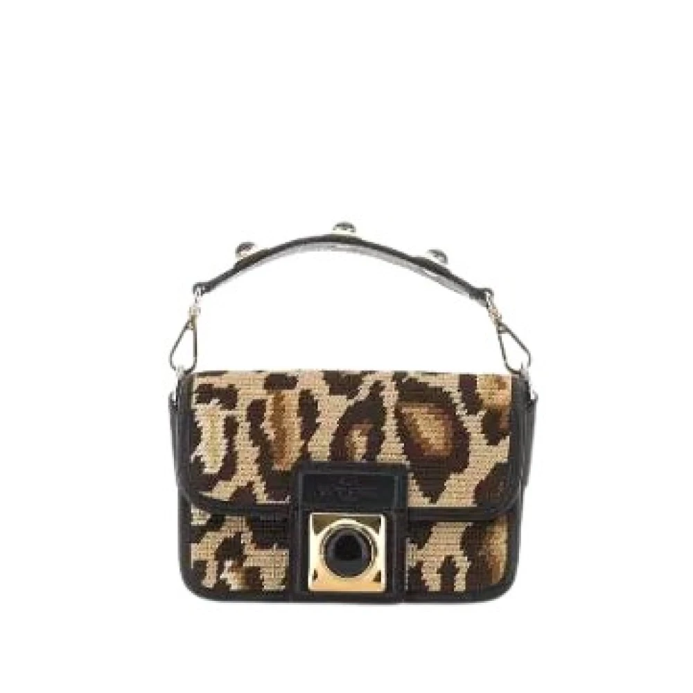 ETRO Bohemian Leo Tas met Bronzen Versieringen Brown Dames