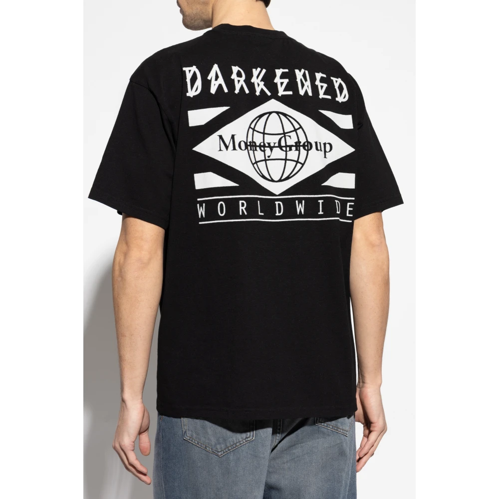 44 Label Group Katoenen T-shirt Black Heren