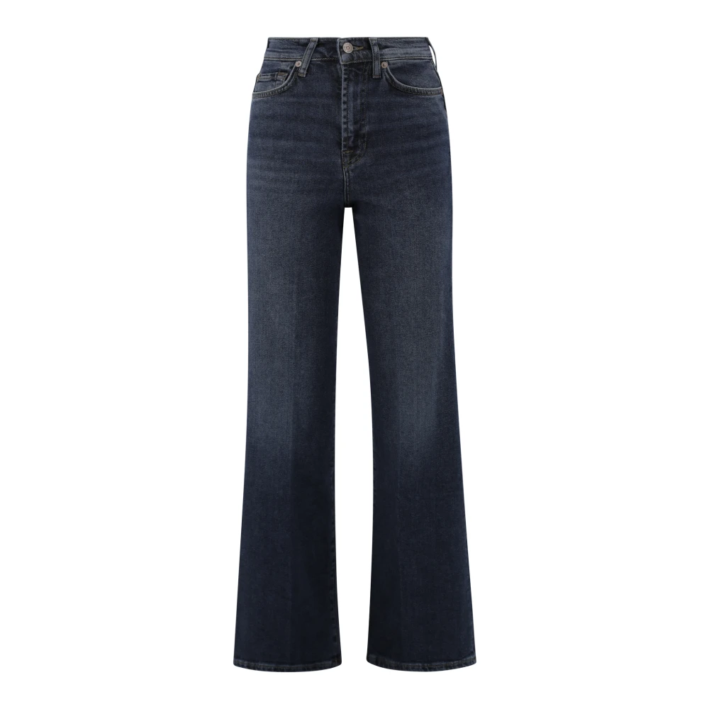 7 For All Mankind Blauwe Ultra High Rise Jeans Blue Dames