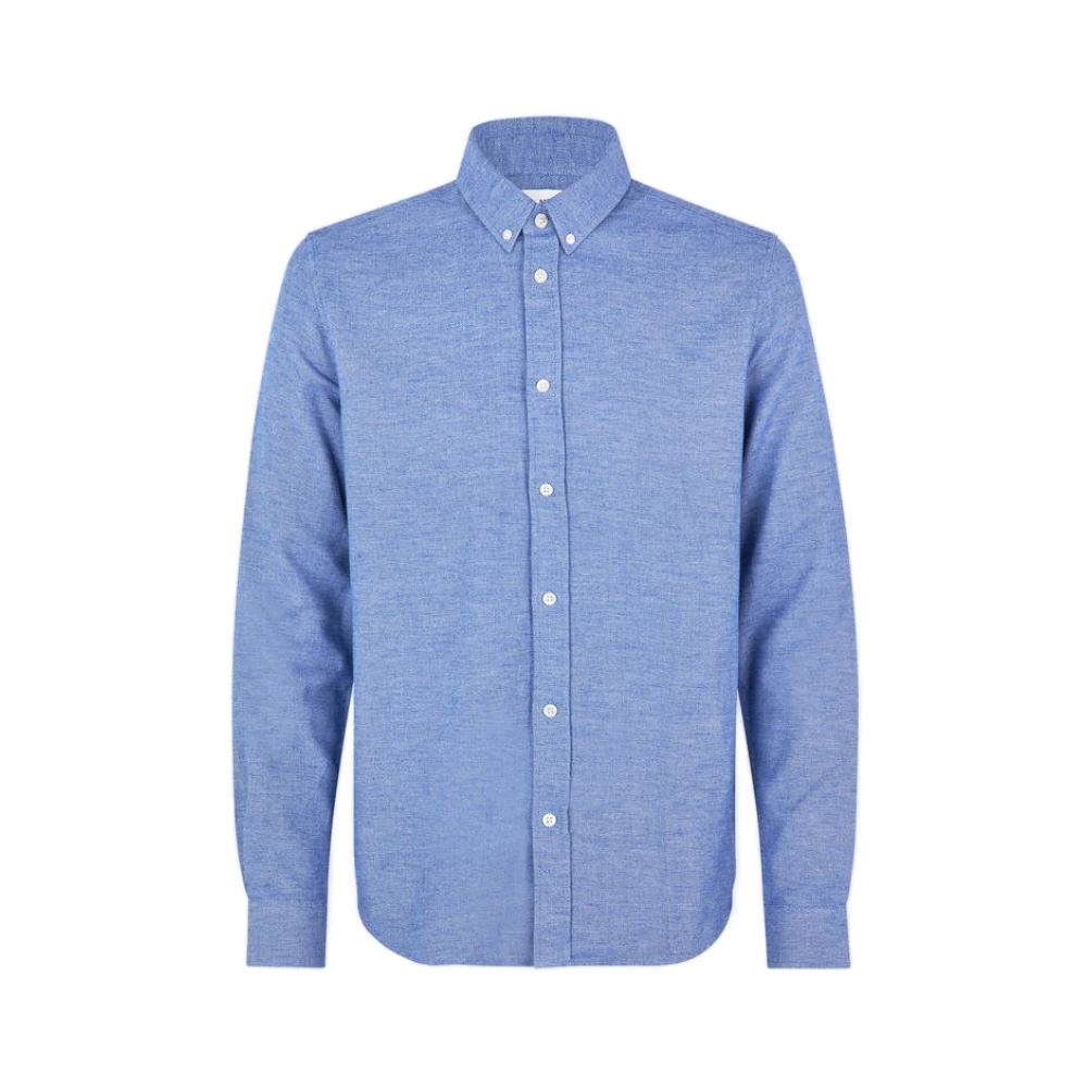 Samsøe Regular Fit Overhemd met Lange Mouwen Blue Heren