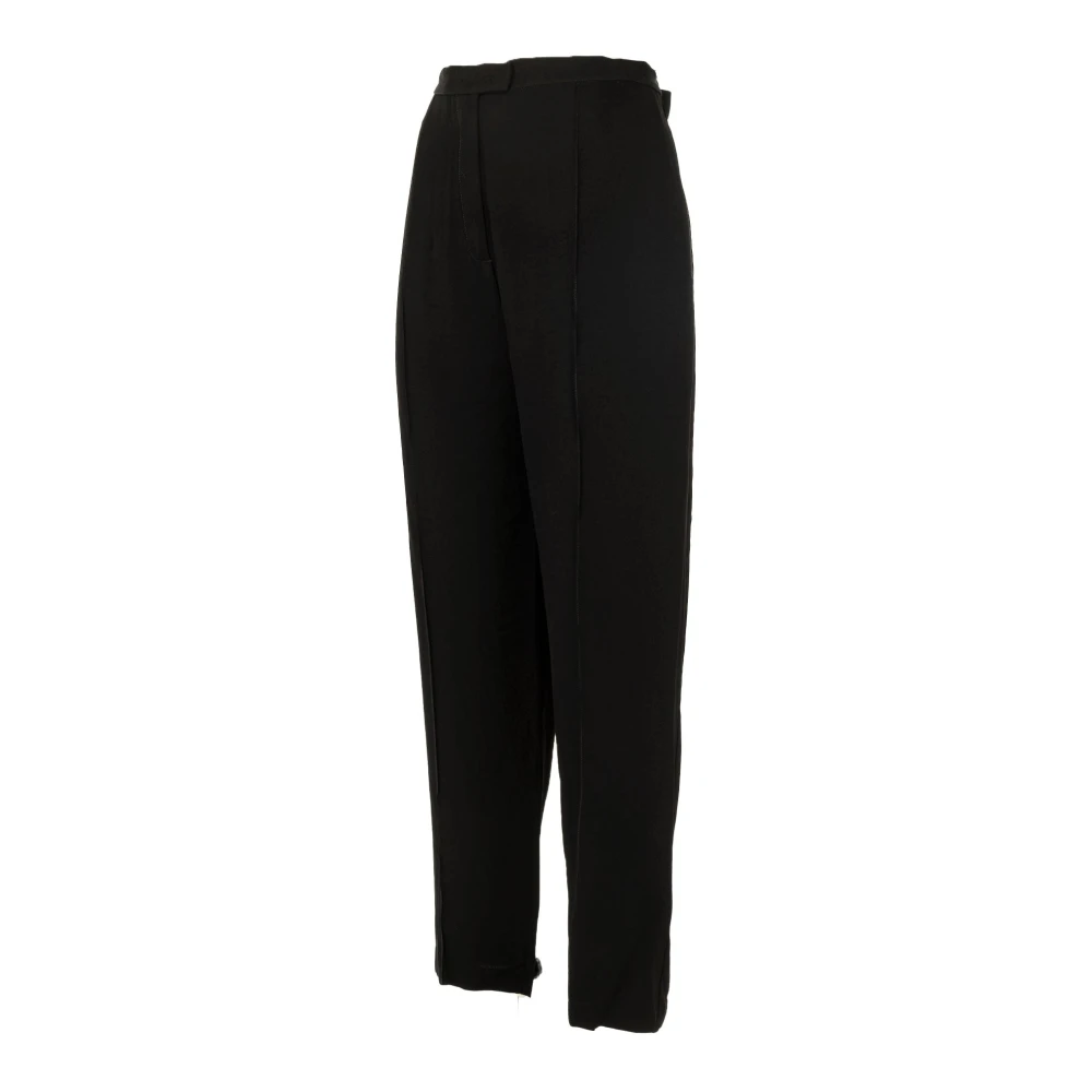 Manila Grace Elegante Palazzo Broek voor Vrouwen Black Dames