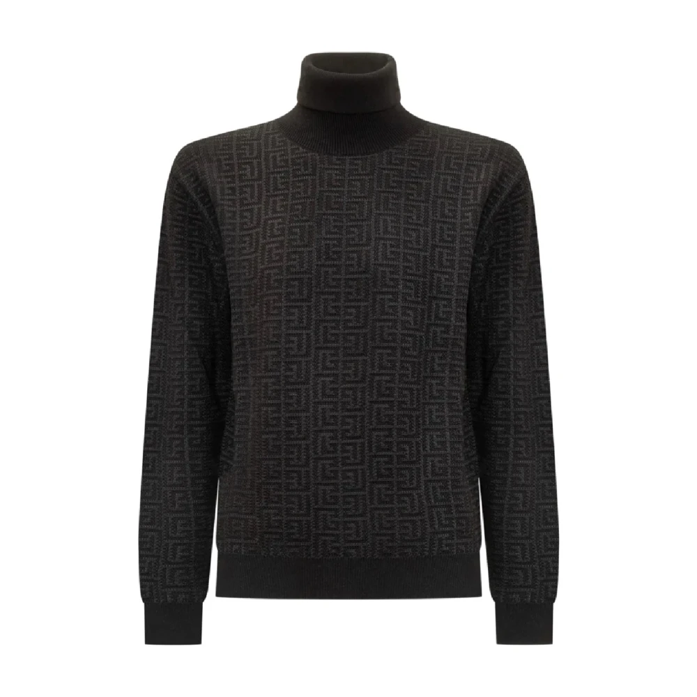 Balmain Men's Black Junior Knitwear Aw25