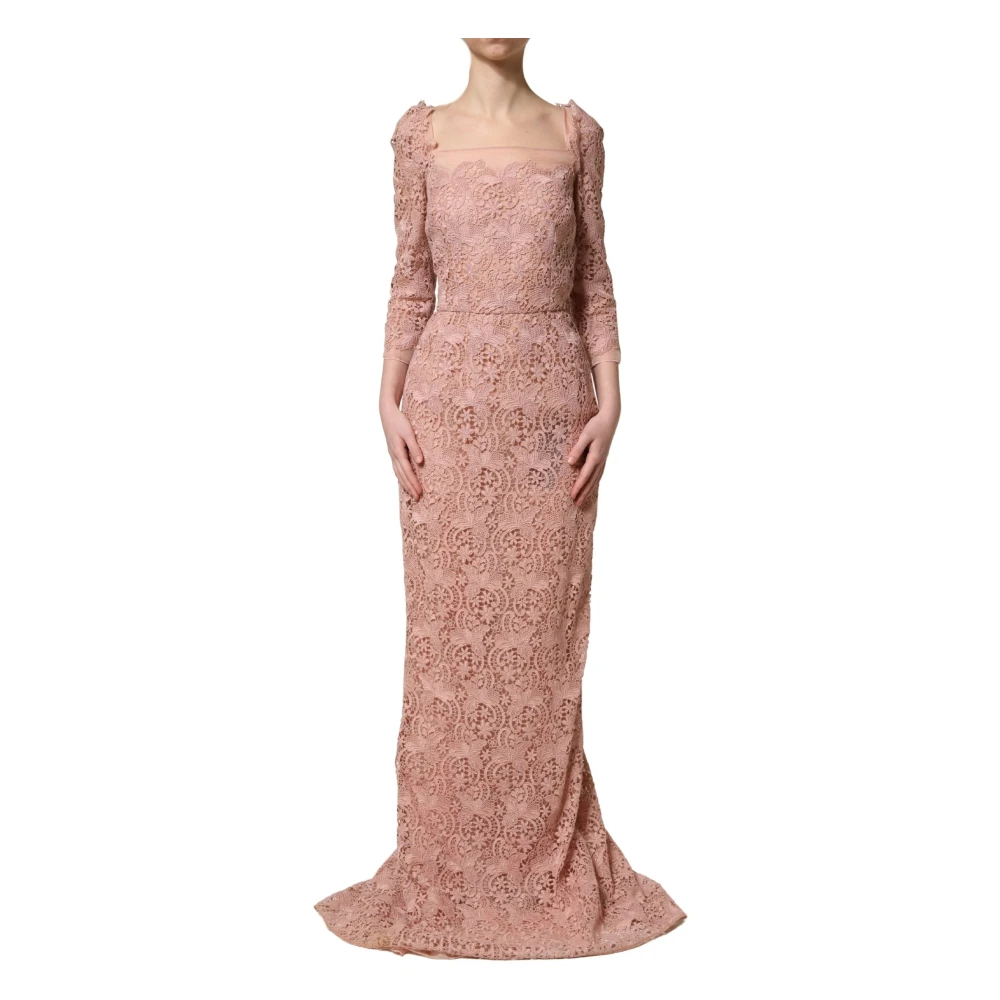 Dolce & Gabbana Women's Pink Gowns, 3XS, Long Gown