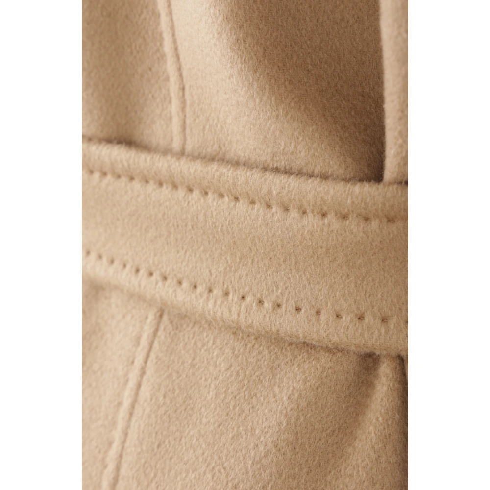 Max Mara Kasjmier Kameeljas Klassieke Stijl Brown Dames