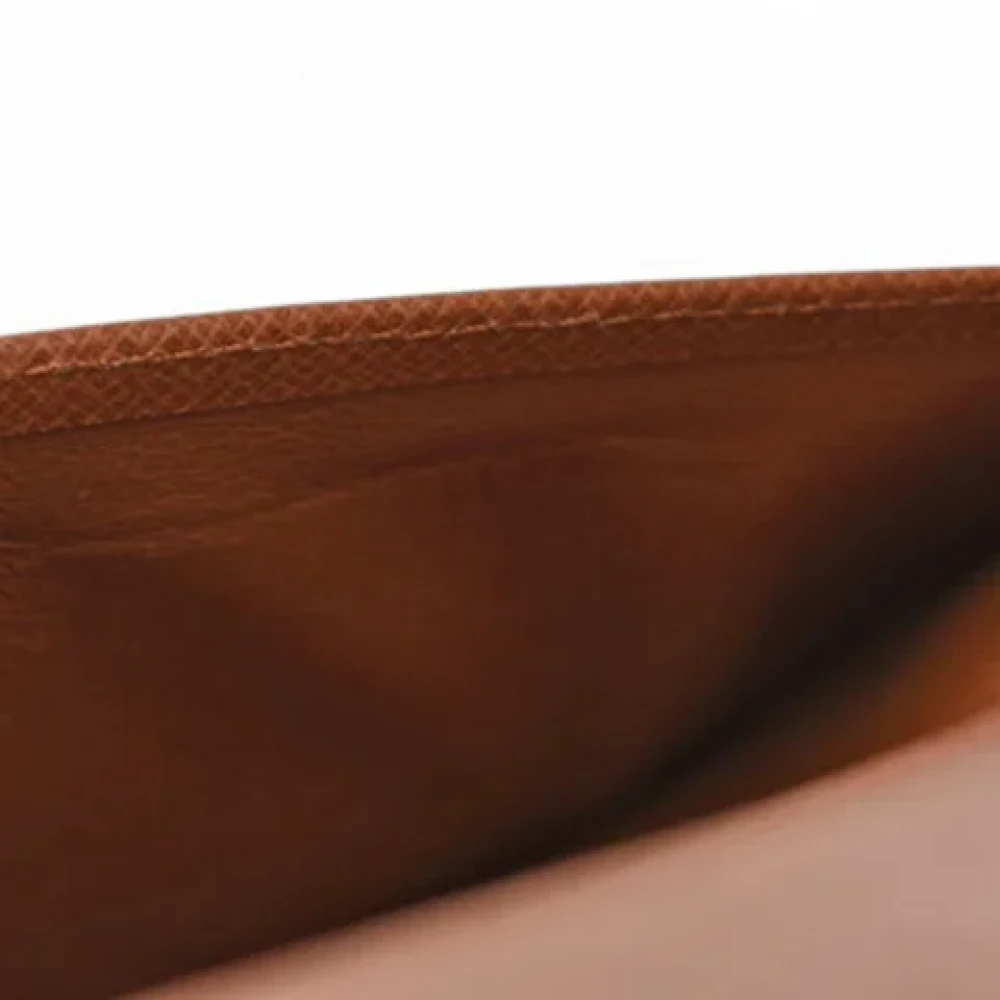 Louis Vuitton Vintage Pre-owned Canvas wallets Brown Dames