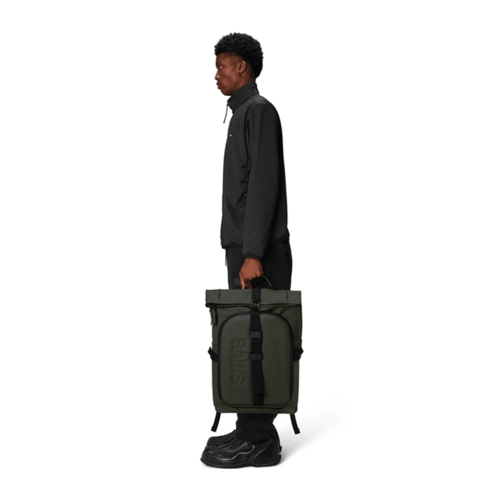 Rains Stijlvolle Rugzak Collectie Green Heren