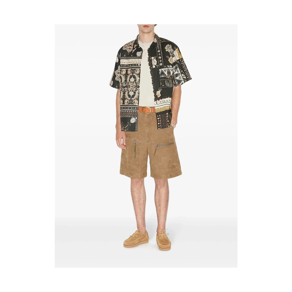 Isabel marant Bandana Print Katoenen Overhemd Multicolor Heren