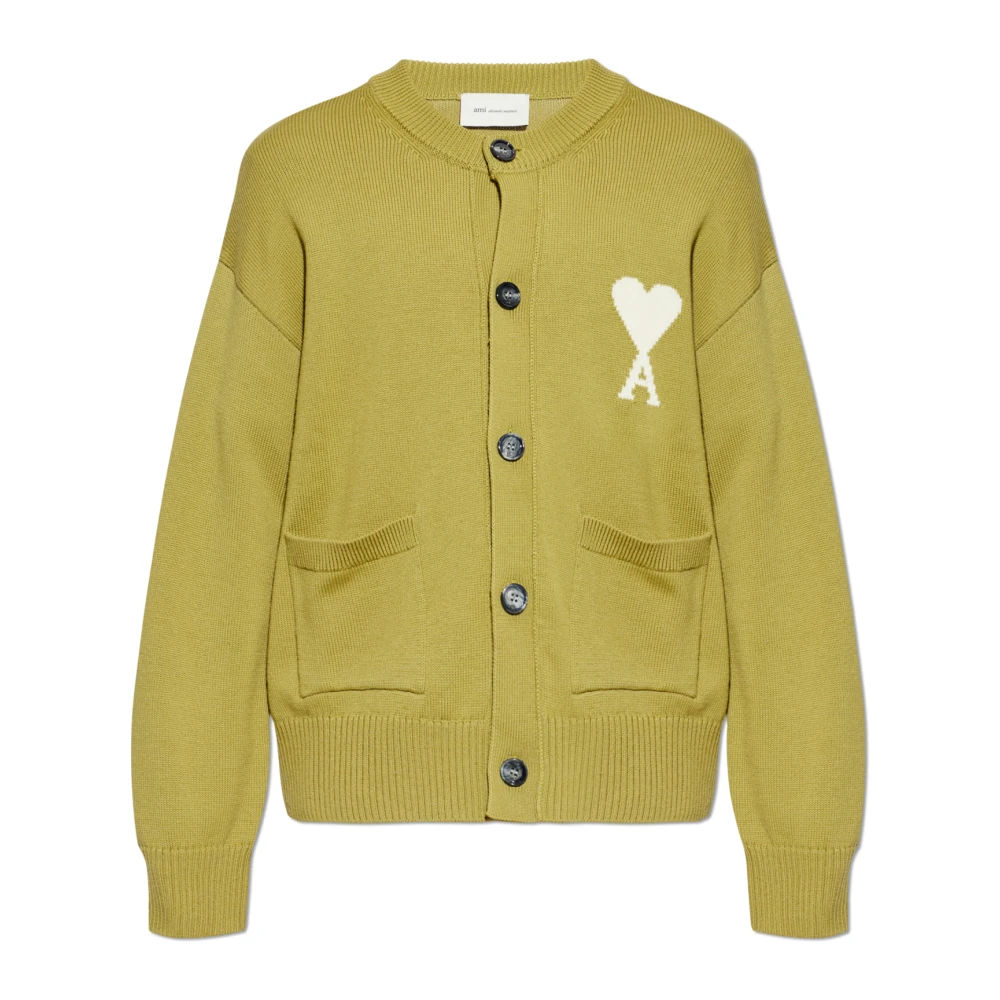 Ami Paris Uomo Verde Maglie, 2XL, New,