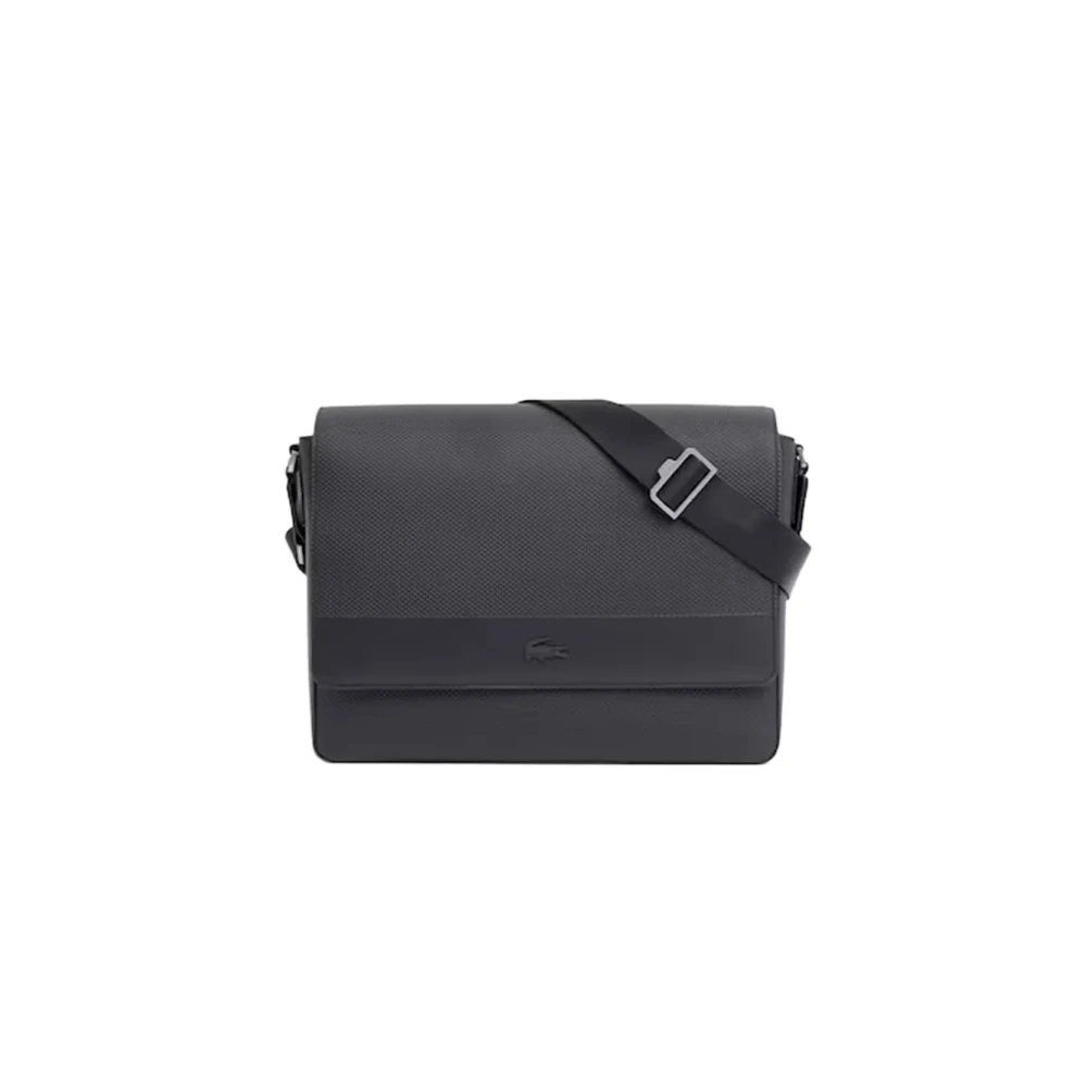 Lacoste Uomo Nero Borse, Taglia Unica, New,