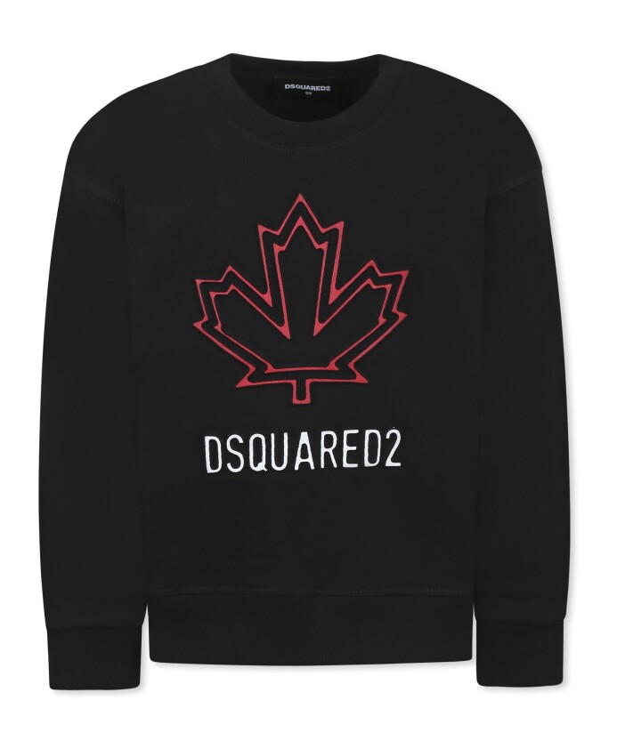 sweatshirt-en-coton-noir-avec-logo