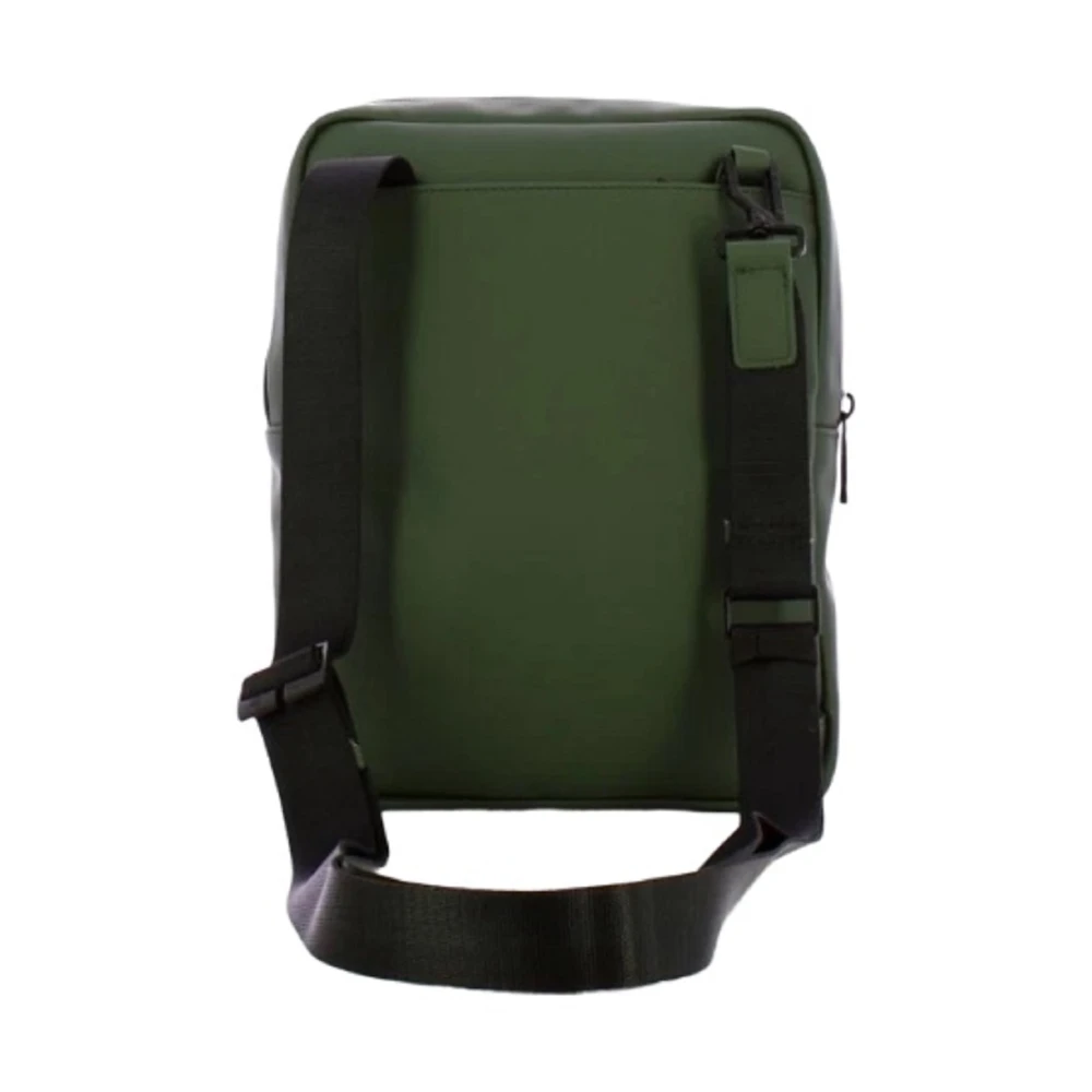 Piquadro Groene Schoudertas met Tabletvak Green Heren