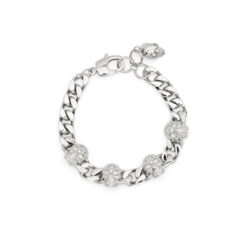 Alexander McQueen Silver Smycken Kollektion Gray, Herr