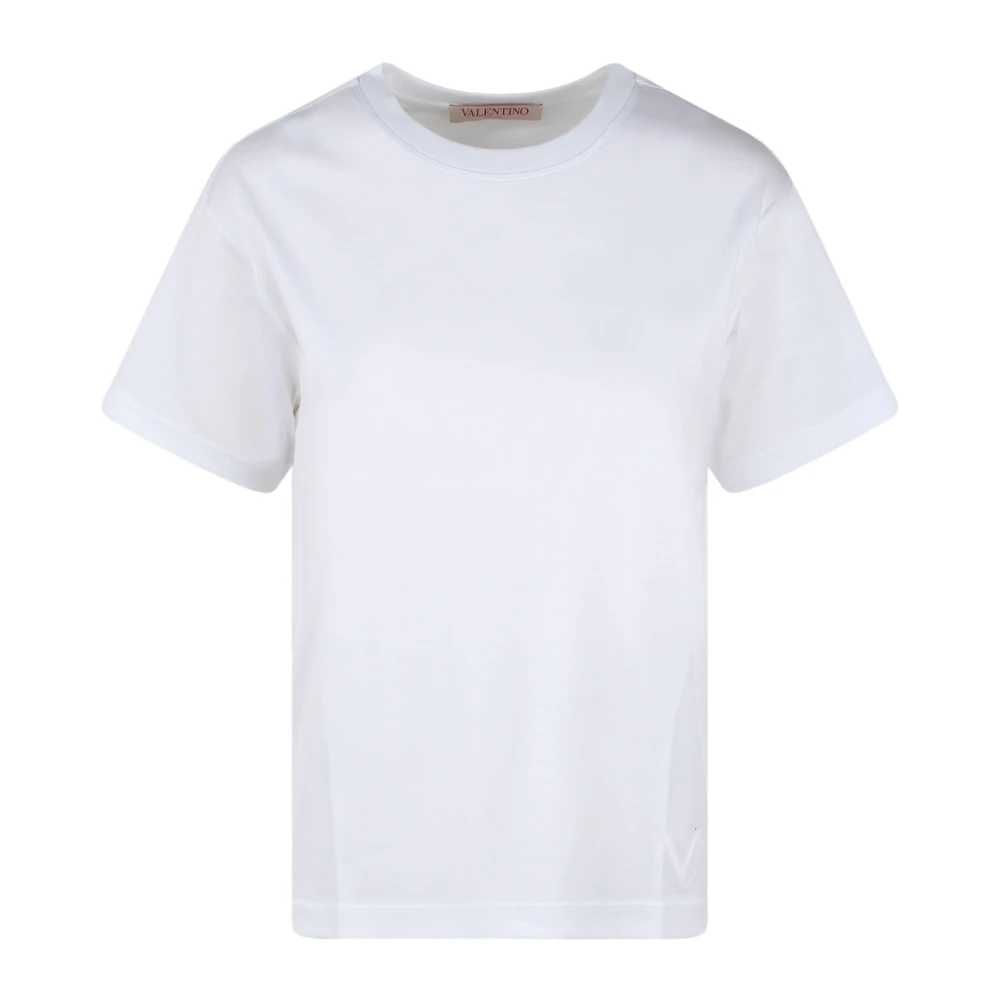 Valentino Garavani Katoenen Jersey T-Shirt Ss24 White Dames